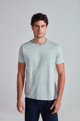 Camiseta Jacquard Slim Fit - Verde