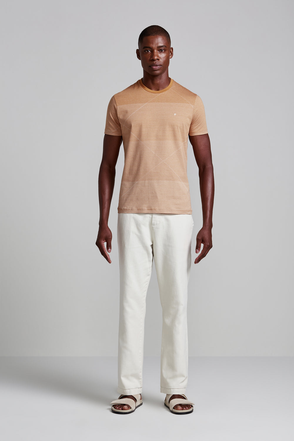 Camiseta Jacquard Slim Fit