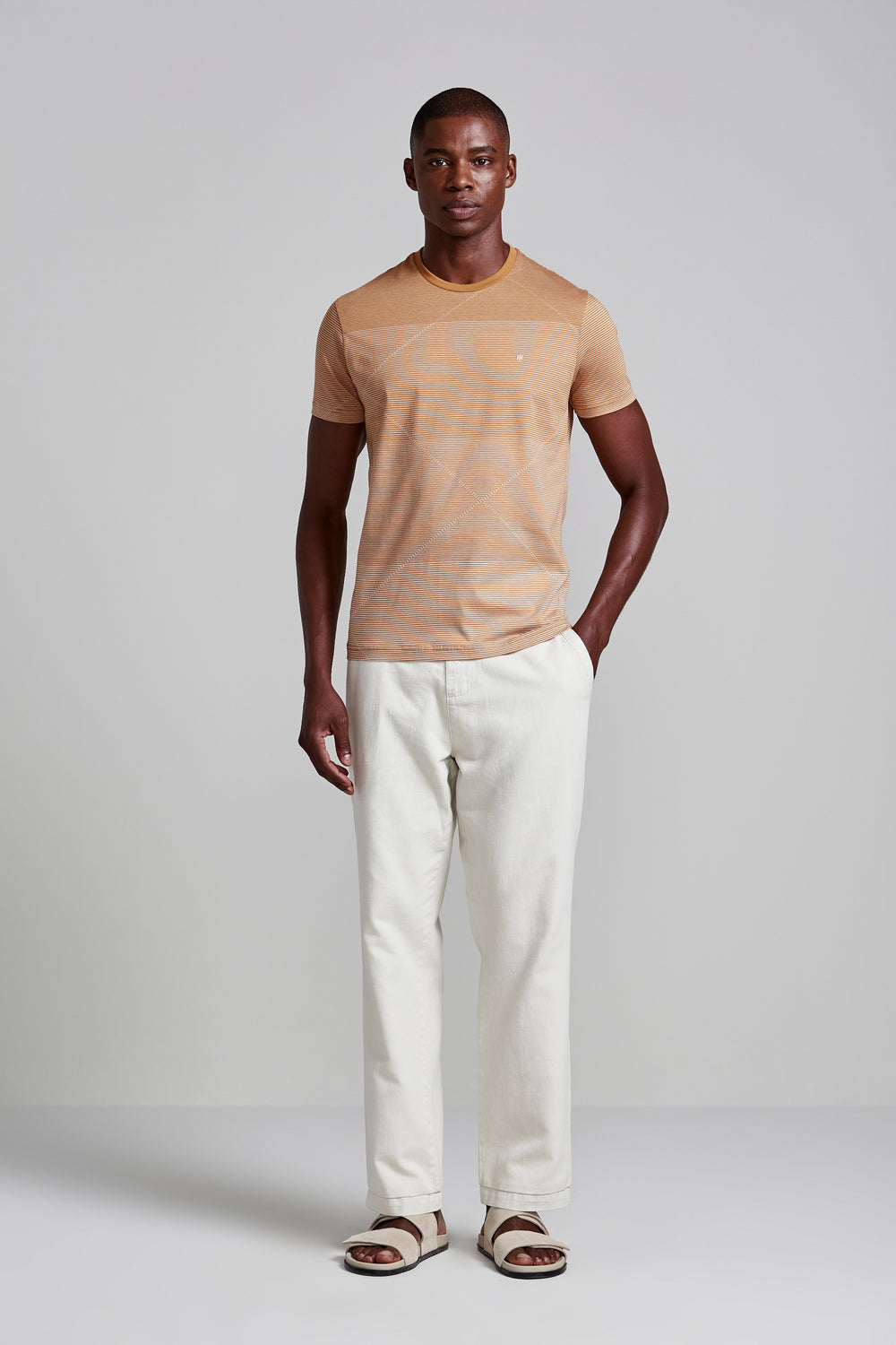 Camiseta Jacquard Slim Fit