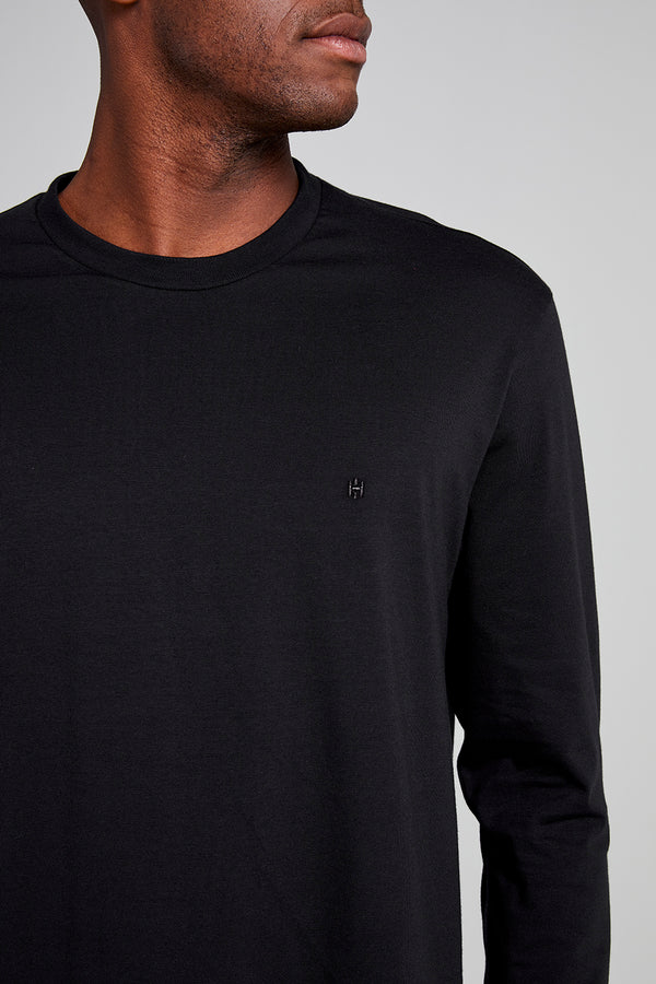 Camiseta Manga Longa Comfort - Preto