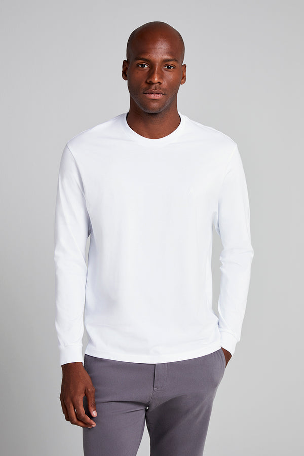 Camiseta Manga Longa Comfort - Branco