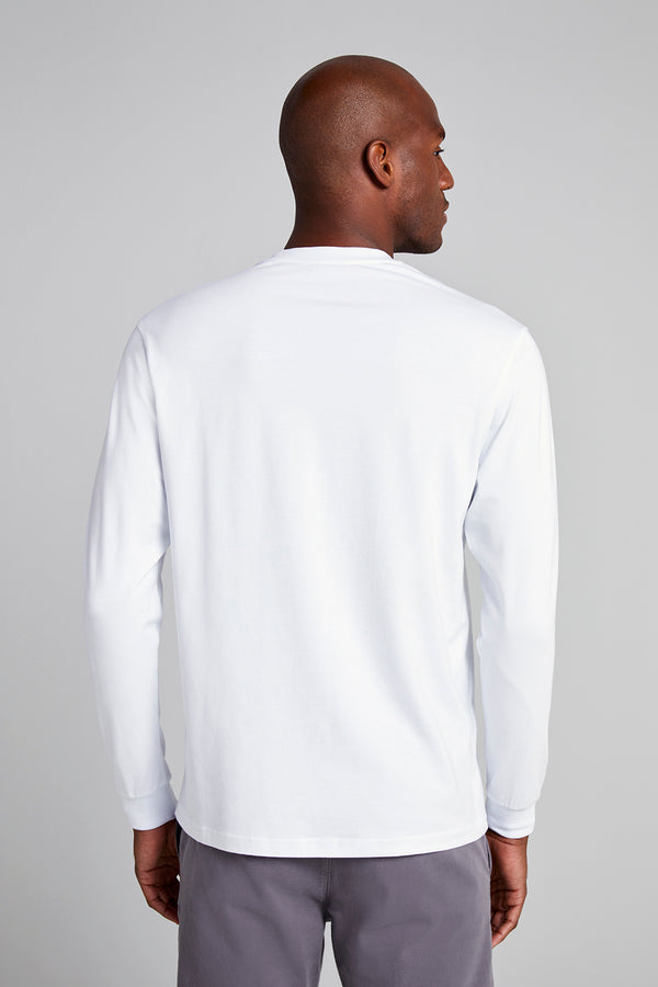 Camiseta Manga Longa Comfort - Branco