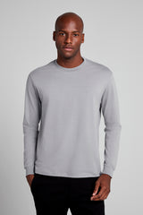 Camiseta Manga Longa Comfort - Cinza