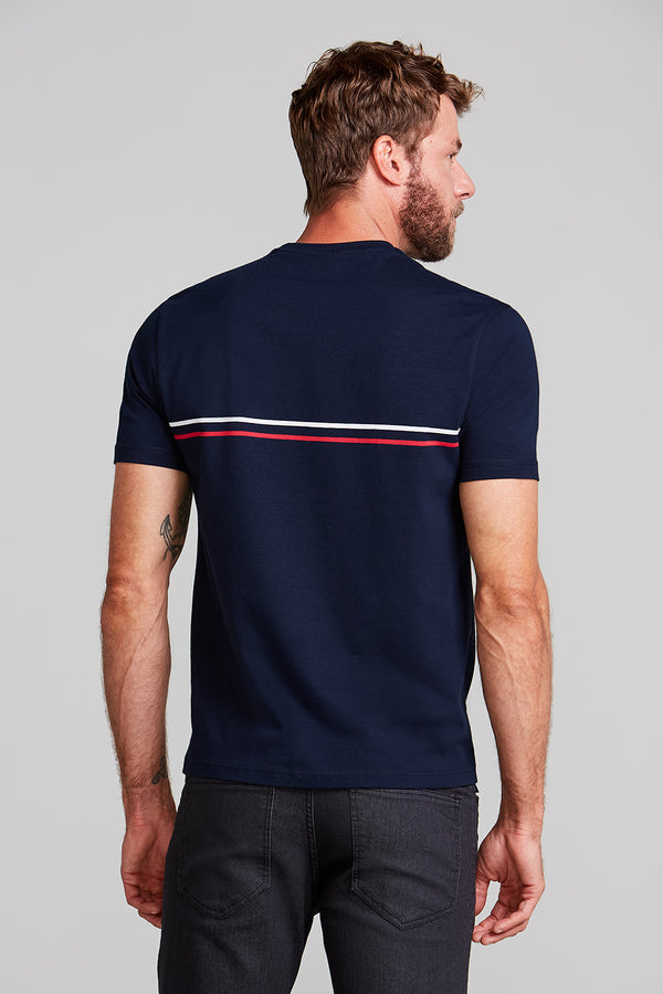 Camiseta Malha Comfort - Azul Marinho