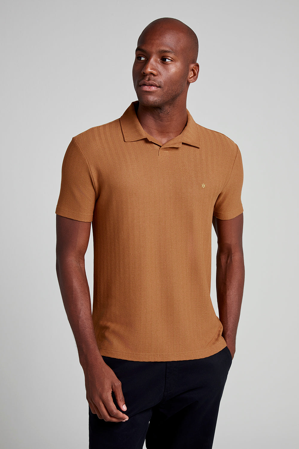 Camisa Polo Texturizada Slim Fit