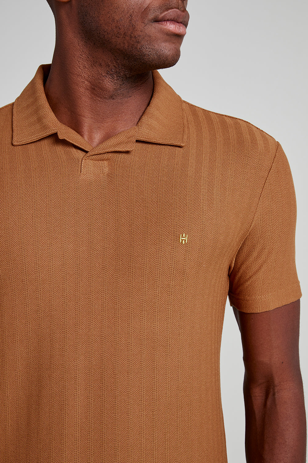 Camisa Polo Texturizada Slim Fit