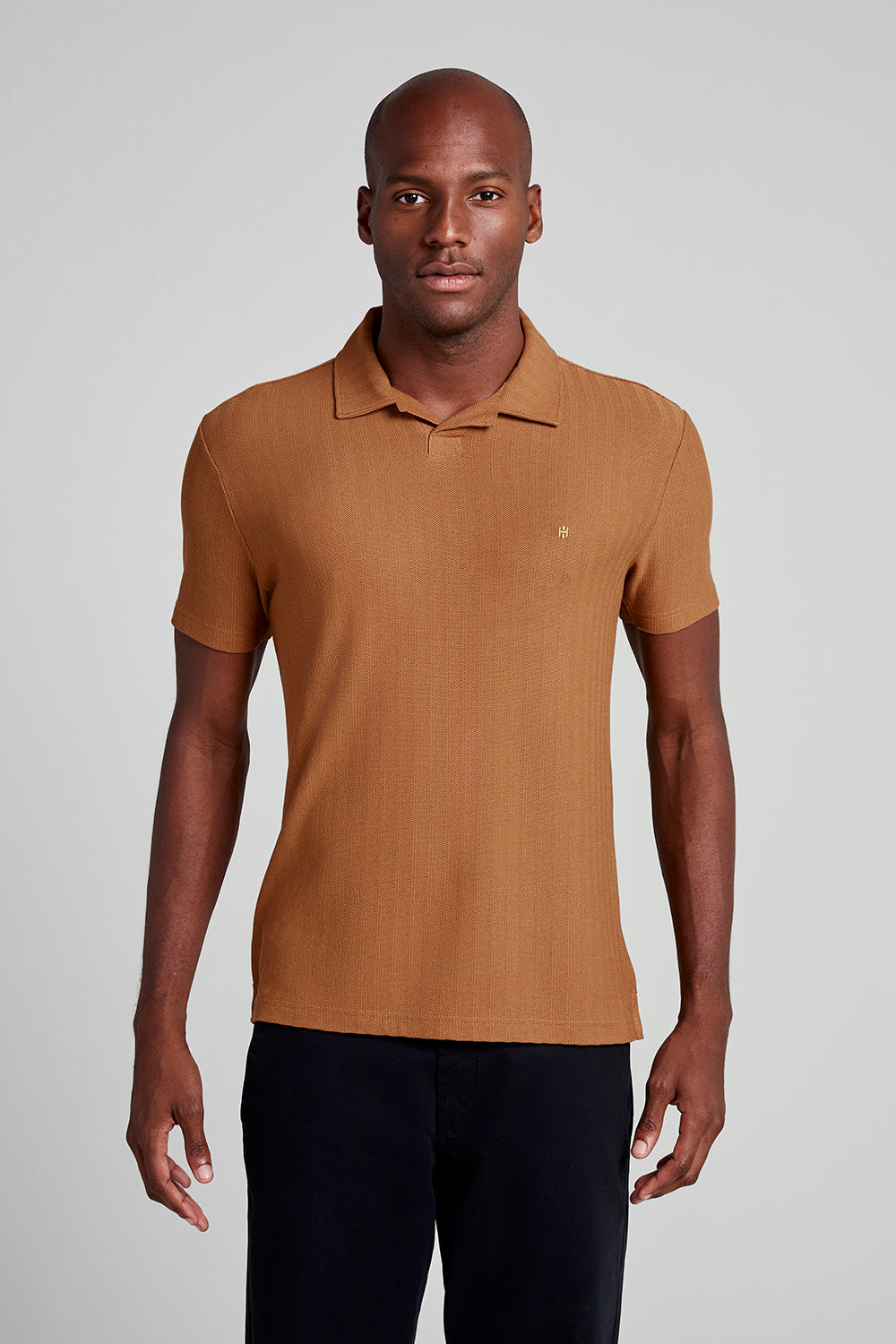Camisa Polo Texturizada Slim Fit