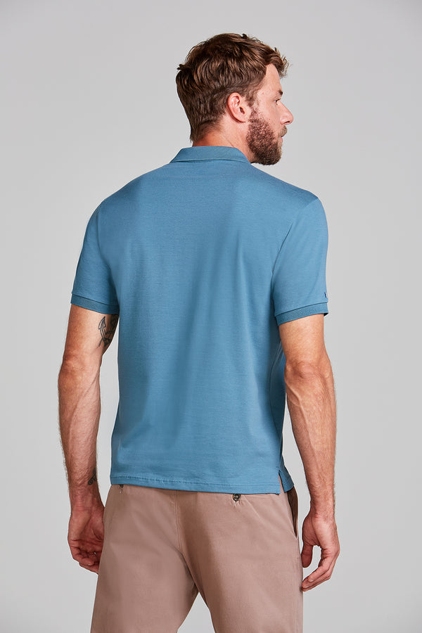 Camisa Polo Supreme Cotton Comfort - Azul