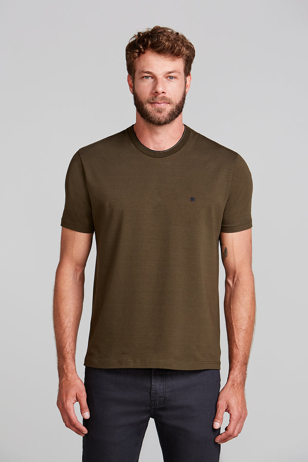 Camiseta Malha Comfort - Verde