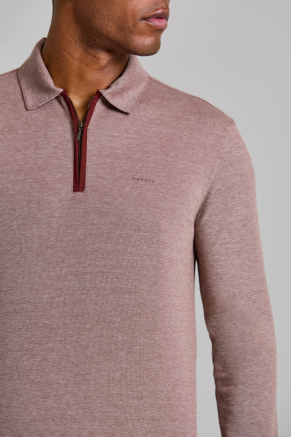 Camisa Polo Manga Longa Piquet Slim Fit