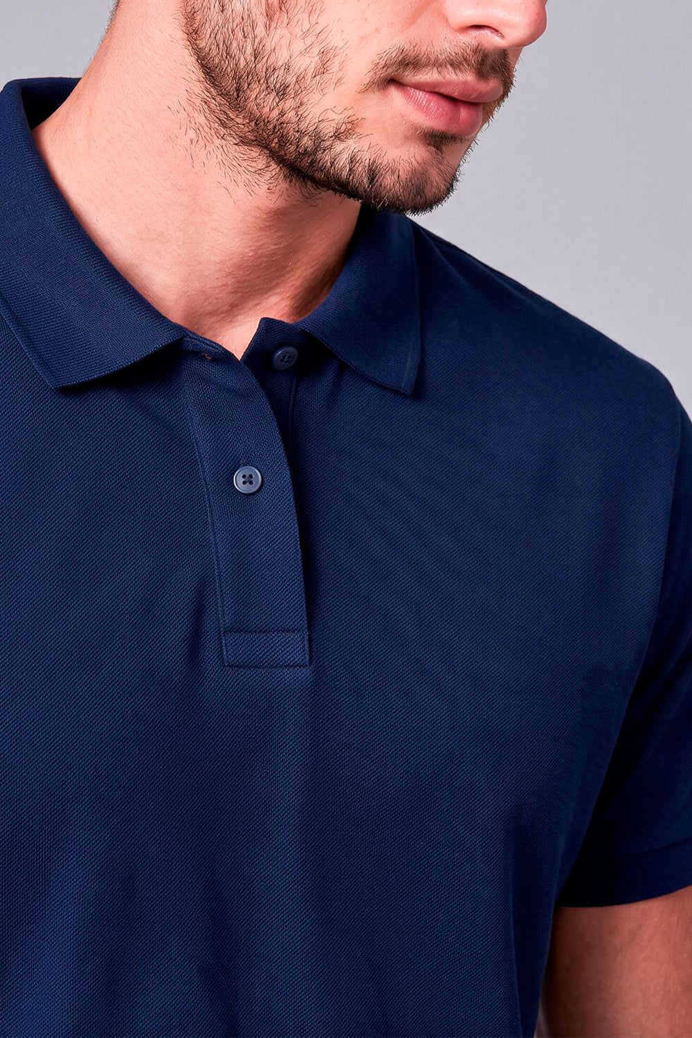 Camisa Polo Malha Pique Slim Fit