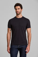 Camiseta Malha Premium Slim Fit - Preto