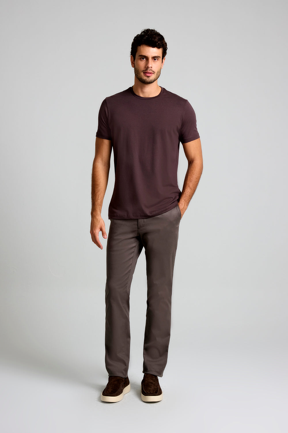 Camiseta Malha Premium Slim Fit
