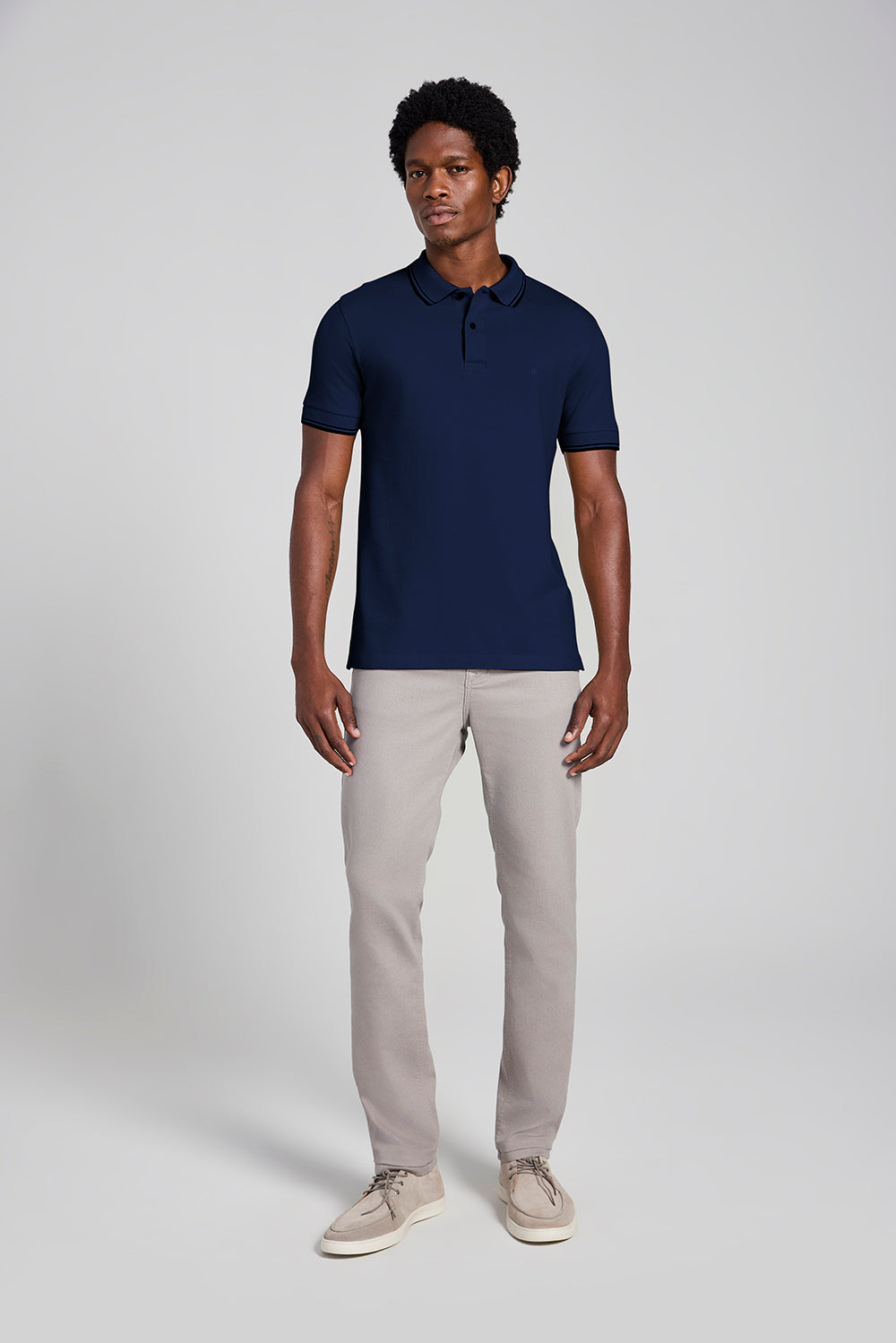 Camisa Polo Básica Piquet Premium Slim Fit