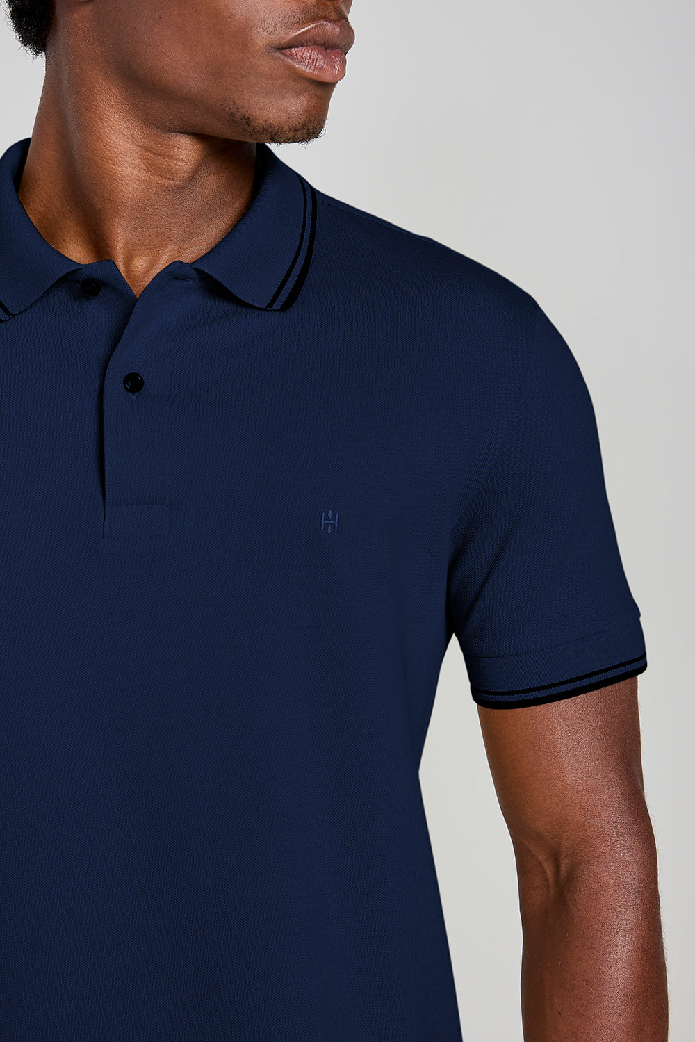 Camisa Polo Básica Piquet Premium Slim Fit