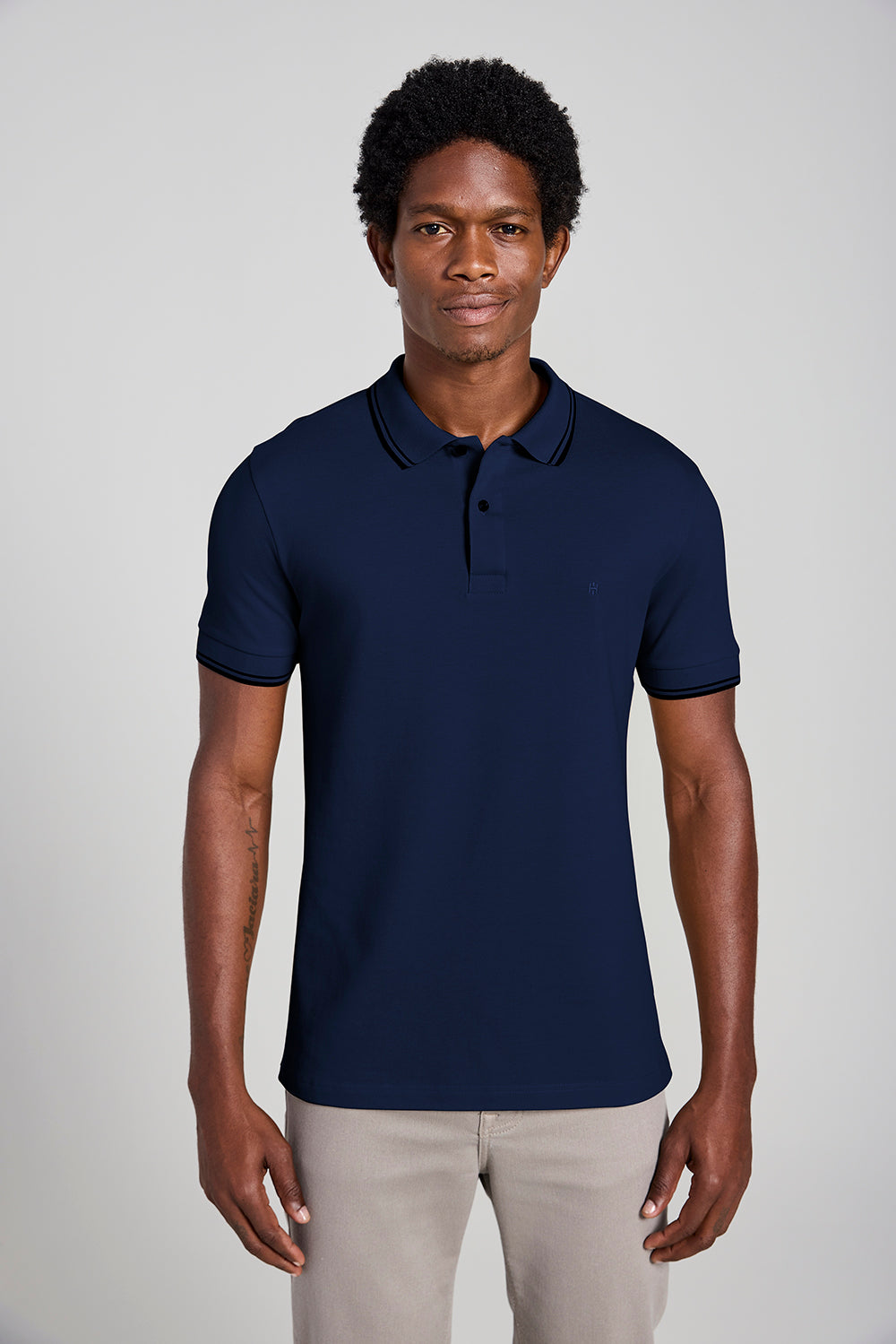 Camisa Polo Básica Piquet Premium Slim Fit