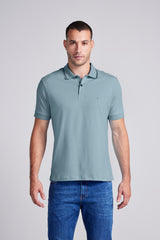 Polo Manga Curta Comfort Malha Básica - Verde Cedro