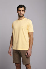 Camiseta Básica Malha Premium Comfort - Amarelo