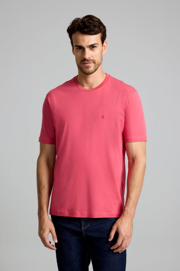 Camiseta Básica Malha Premium Comfort - Laranja