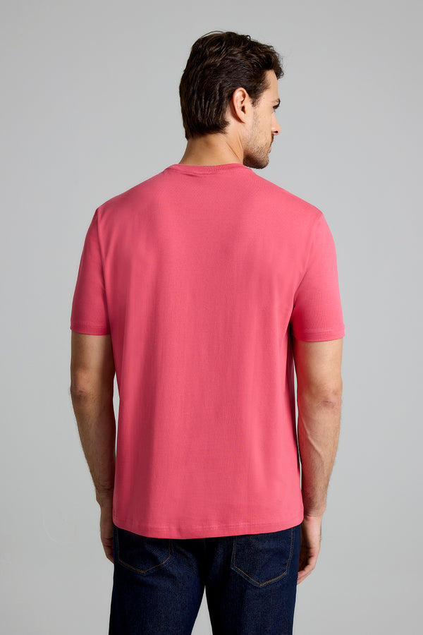 Camiseta Básica Malha Premium Comfort - Laranja