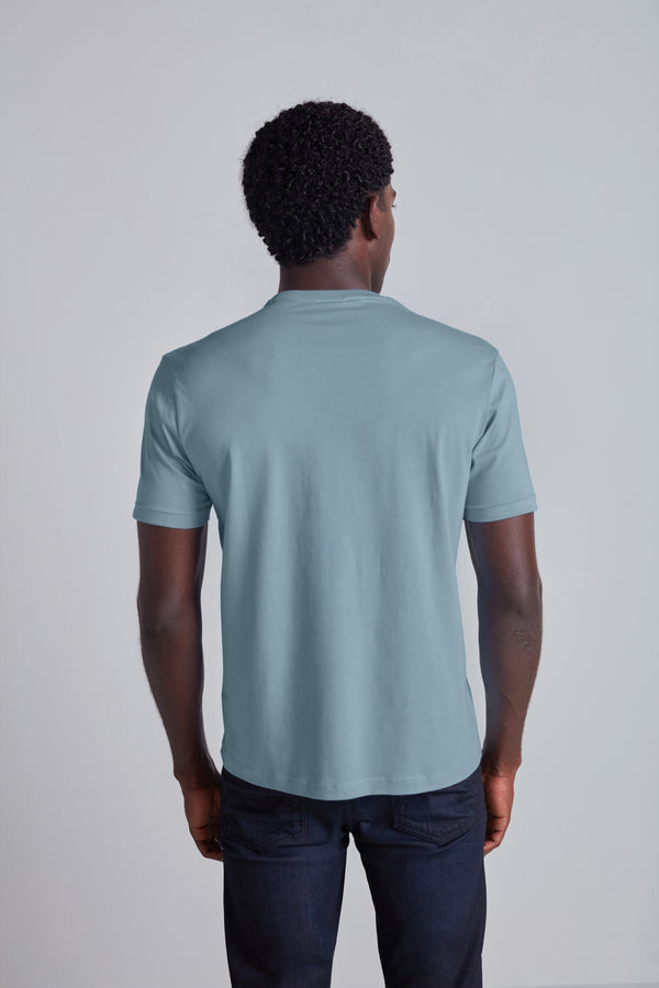 Camiseta Manga Curta Comfort Malha Básica - Verde