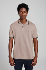 Camisa Polo Piquet Comfort - Marrom