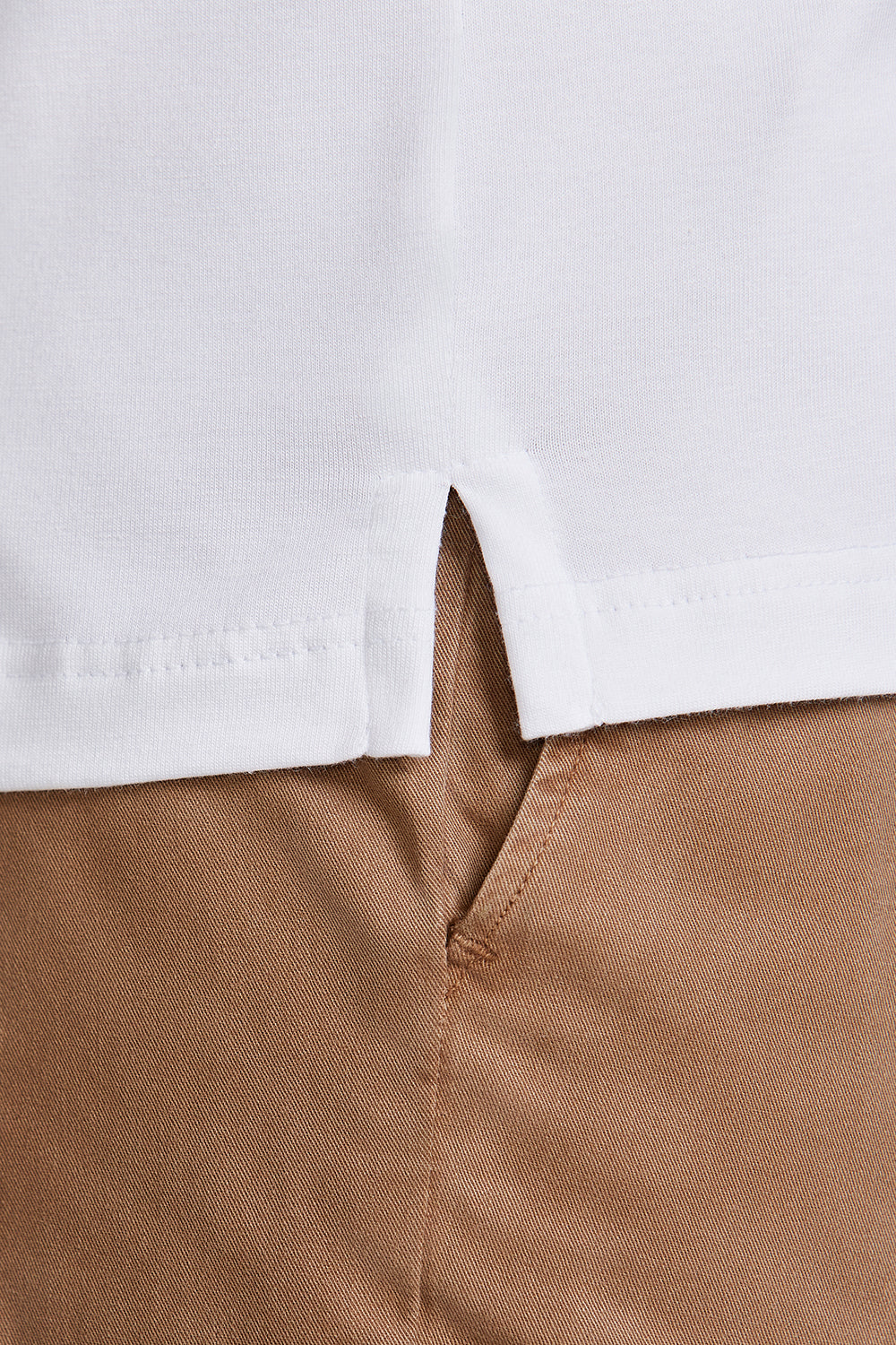 Polo Manga Curta com Zíper Básica Malha Slim Fit