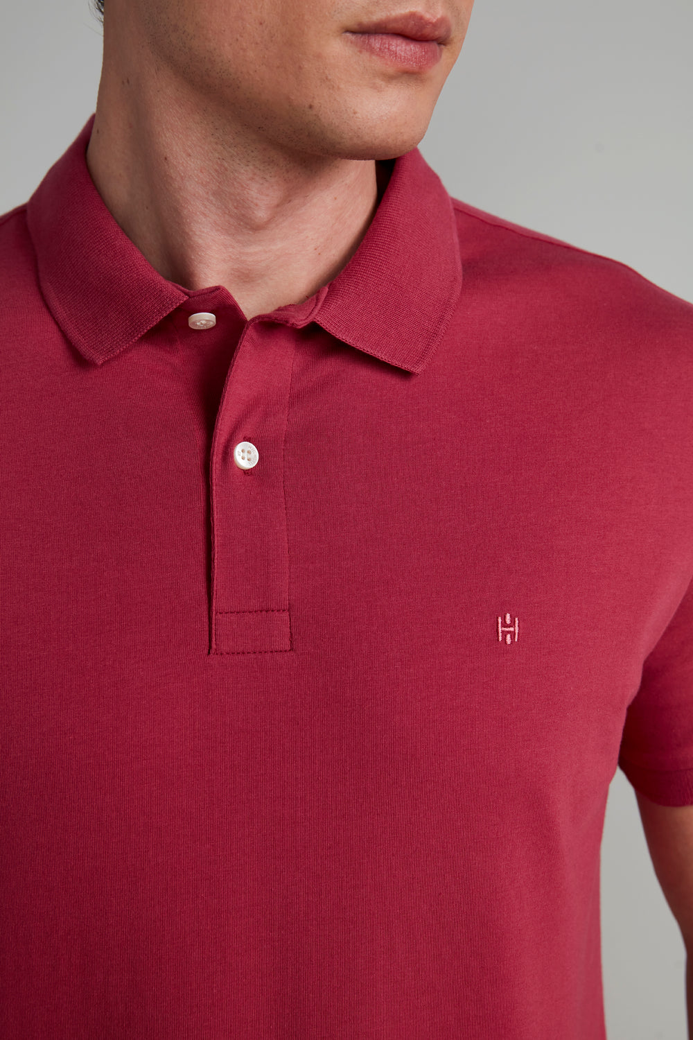 Polo Manga Curta Premium Malha Slim Fit