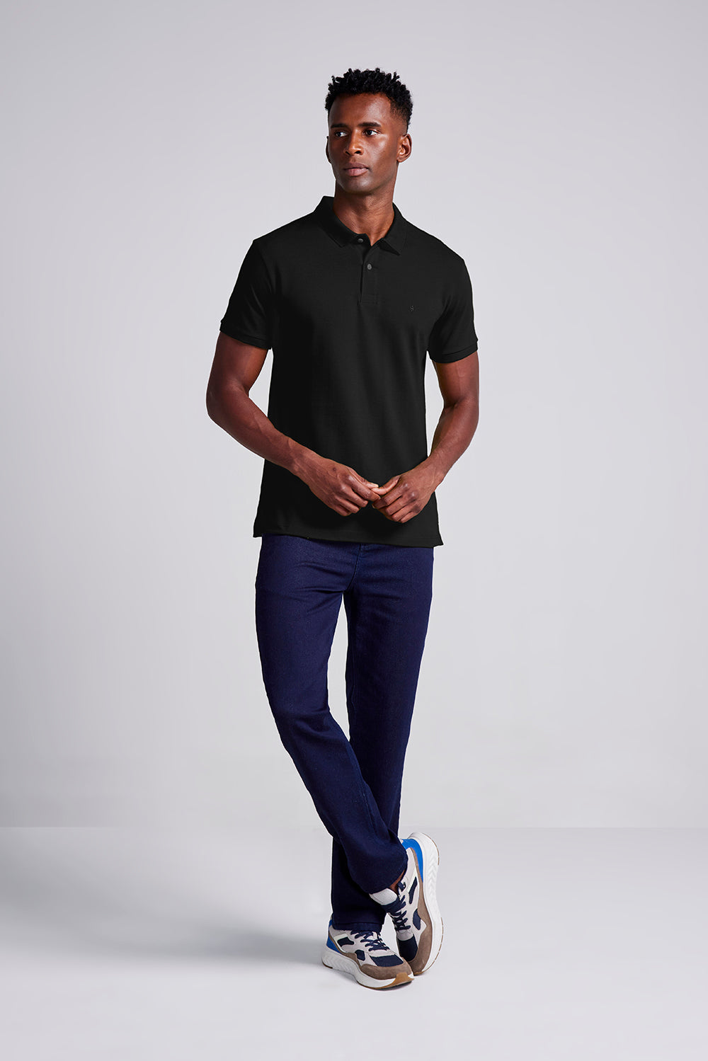 Camisa Polo Piquet Premium Slim Fit - Preto – Highstil