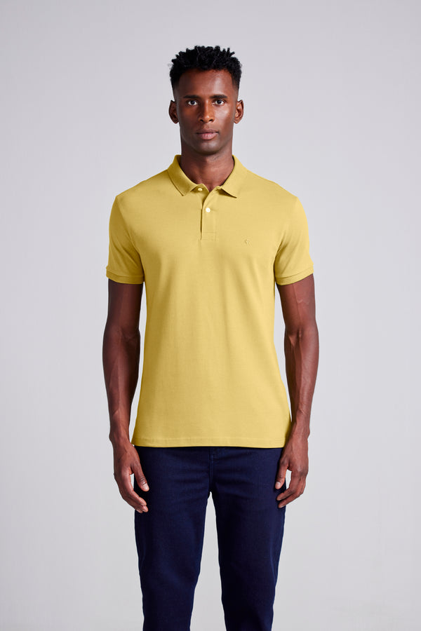Camisa Polo Piquet Premium Slim Fit - Verde