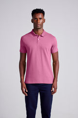 Camisa Polo Piquet Premium Slim Fit - Rosa