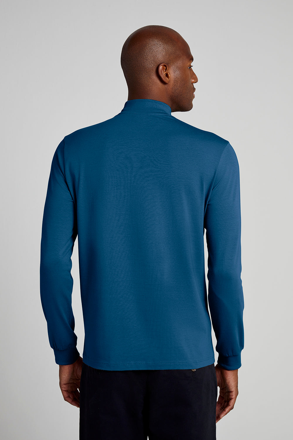Camiseta Manga Longa Malha Slim Fit