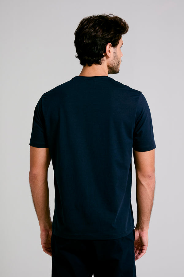 Camiseta Supreme Cotton Comfort - Azul Marinho
