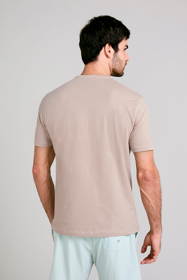 Camiseta Malha Comfort - Marrom