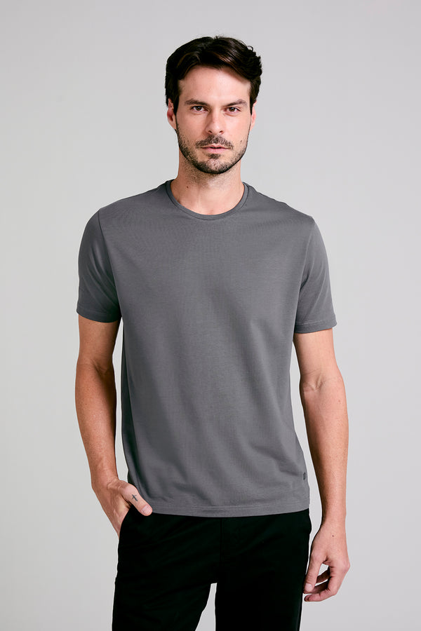 Camiseta Supreme Cotton Comfort - Cinza